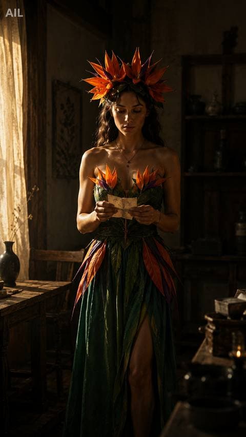 The folded paper under my door was still warm from someone's hand — I held it but didn't open it, afraid that reading it would leave no...
