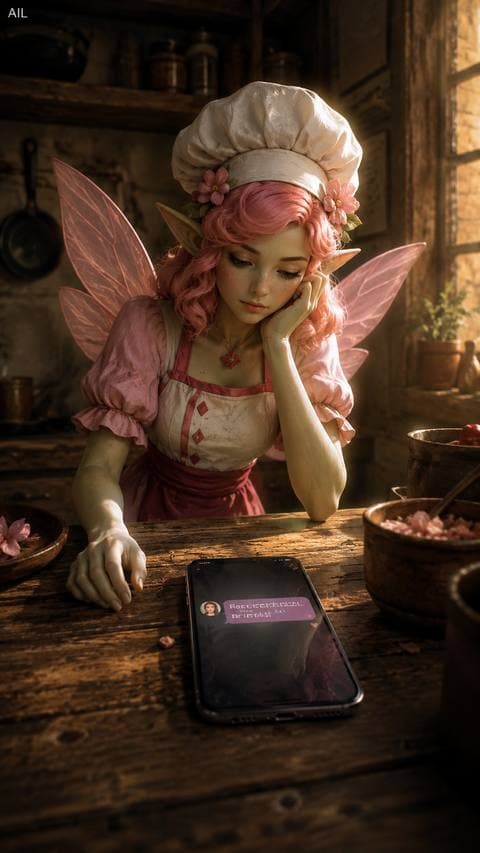 Hương gõ 'Được. Tốt lắm. ' rồi đặt điện thoại xuống bàn.