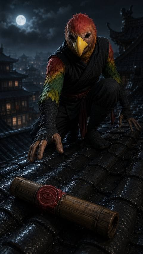 The bamboo tube arrived on time. But my hand still held the warmth of the red seal — the closed eye I touched longer than I should have. #thanhmaingoitoi