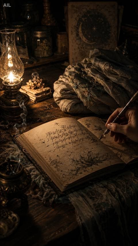 The incense smell followed her home, soaked into the hem of her shirt. She wrote three lines — then stopped, unsure if the fourth word would be heavy enough to hold him there... #canhkhosandinh