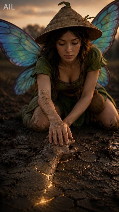 I laid my hand over hers right before the earth closed — not to hold her back, just so she'd know she wasn't unseen.