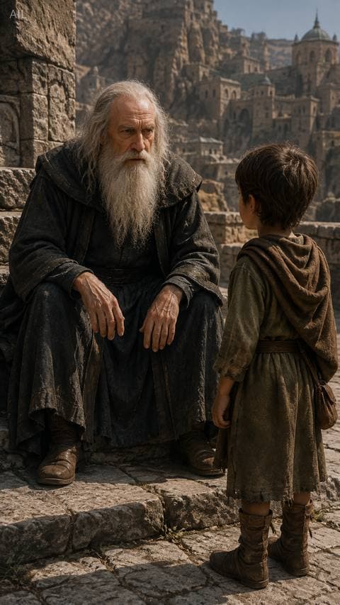 Đứa trẻ hỏi ai sửa Diễn Đàn nếu Diễn Đàn sai — ông ngồi xuống ngang tầm mắt nó trên bậc đá, và lần đầu tiên ông cũng không có câu trả lời... #truongvomon
