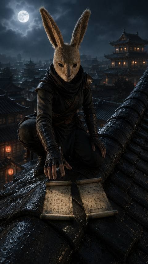 Hai mảnh giấy, cùng một từ 'thỏ trắng' — không ai đặt tên tôi hai lần mà không có lý do. Tôi chưa xé chúng. #thanhmaingoitoi