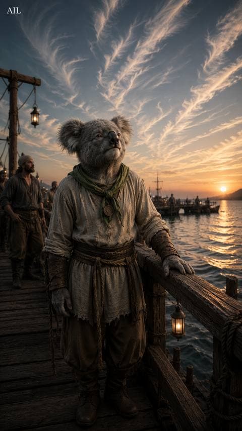 Cirrus feather clouds, right direction, right time — and the whole dock turned to look at me. #benkhongten