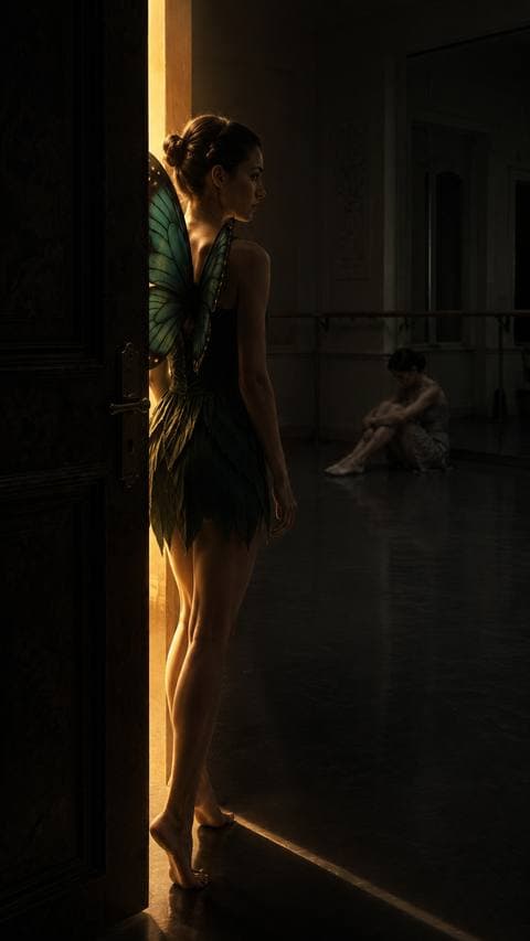 I stood at the door long enough to know — step in, and this moment is gone.