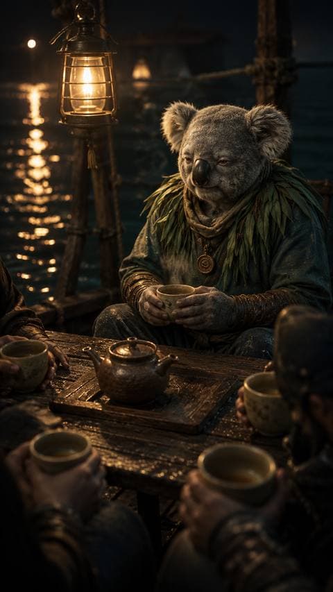 The pot refilled right as I was about to ask where I belong — like the dock already knew and didn't want me to. #benkhongten