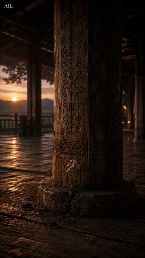 Someone left funeral flowers beneath my name on the pillar — the kind only placed for the dead. I didn't ask who, because asking would... #canhkhosandinh