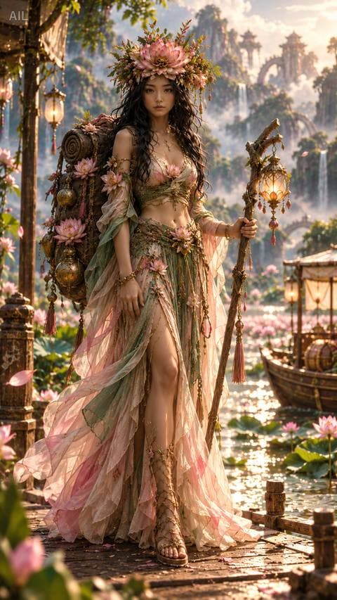She vanished into the trees before I could ask — only the direction of her hand and a thin thread of smoke over the far hill remain.