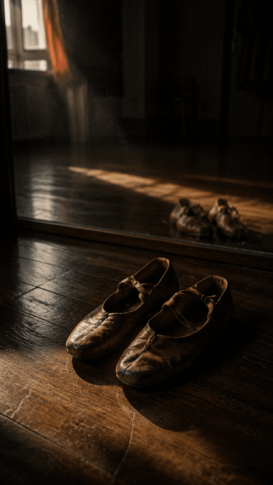 Chúng vừa khít — theo cách khiến tay tôi run khi cởi ra. Trong gương vừa rồi, tôi thấy ai đó mạnh hơn tôi.