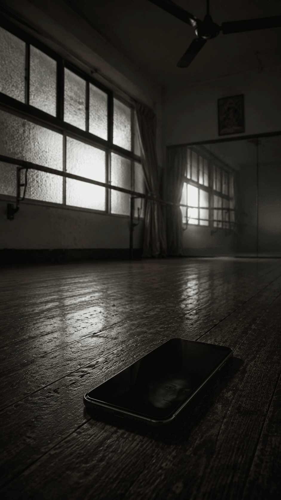 Tôi xóa số anh. Màn hình tắt, mặt tôi hiện ra mờ trên nền đen. Nhưng tai tôi vẫn còn nghe tiếng anh thở.