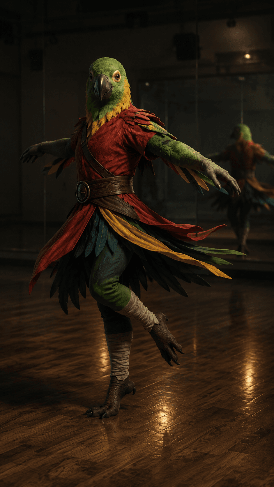 I added a spin that wasn't in the choreo — Minh Châu stopped, didn't praise it, just asked where I got that from. The question hasn't...