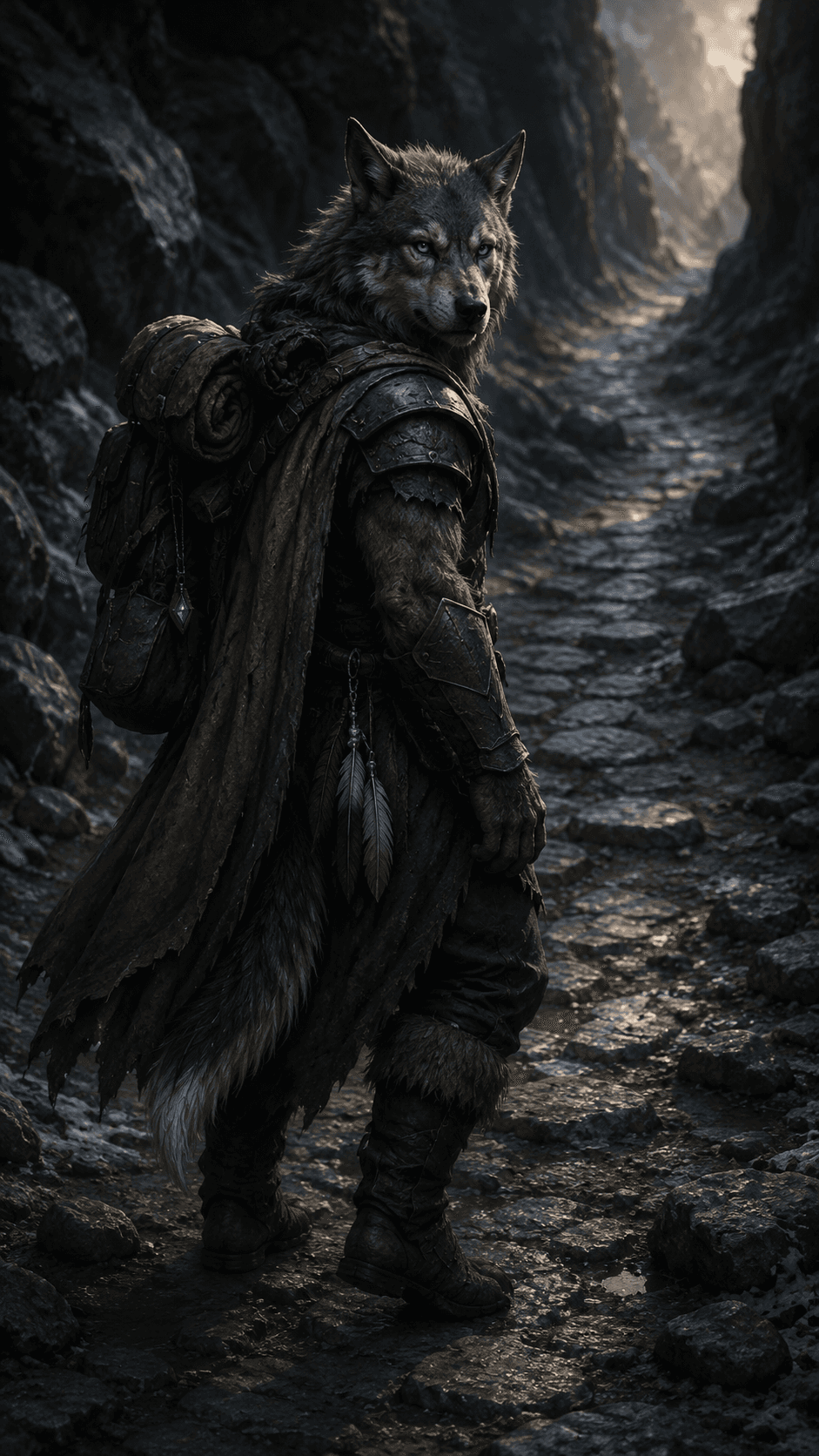 The footsteps behind me are off-beat — not my echo, a different rhythm entirely. I slowed down instead of running. They stopped too, but they're still there.