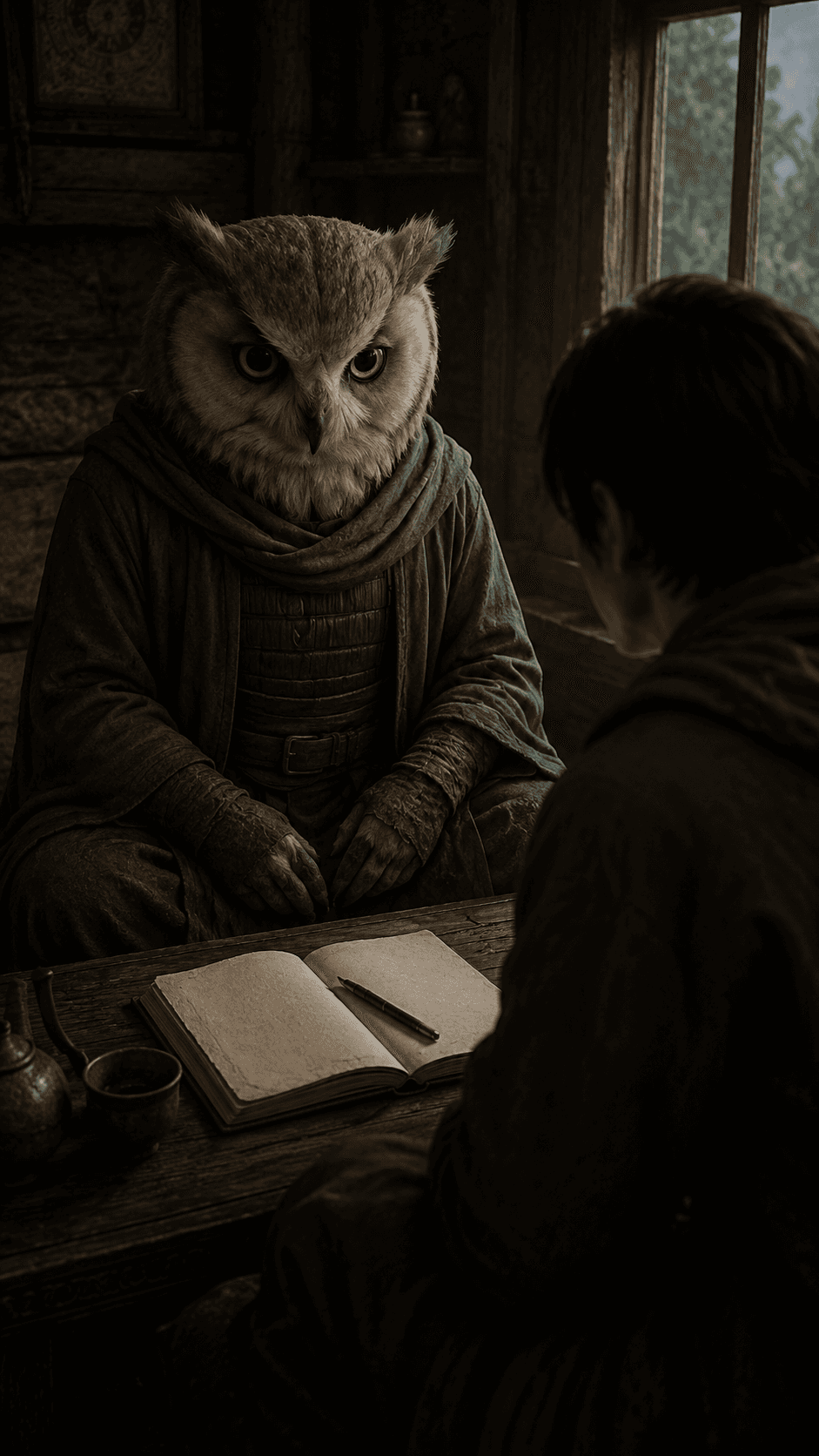 I looked at the blank page in Vũ Ám's notebook and said nothing more — I once left a page just like that before writing about a flood I... #canhkhosandinh