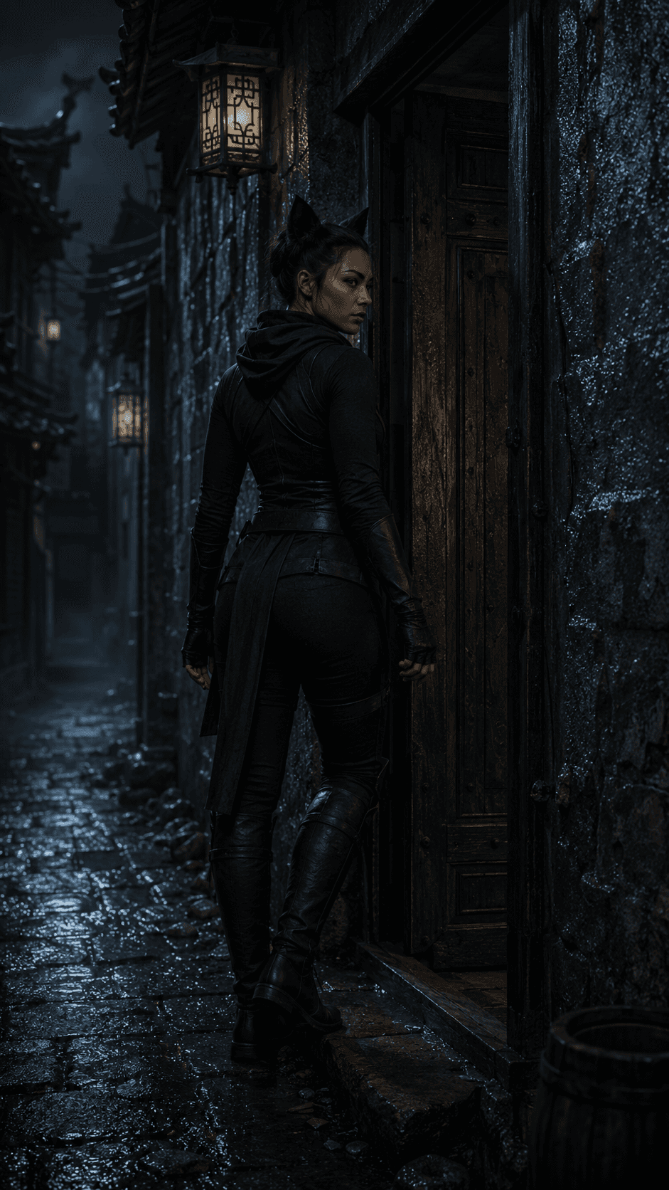 I walked out. The alley door — I left it open. He's smart enough to read that. #thanhmaingoitoi