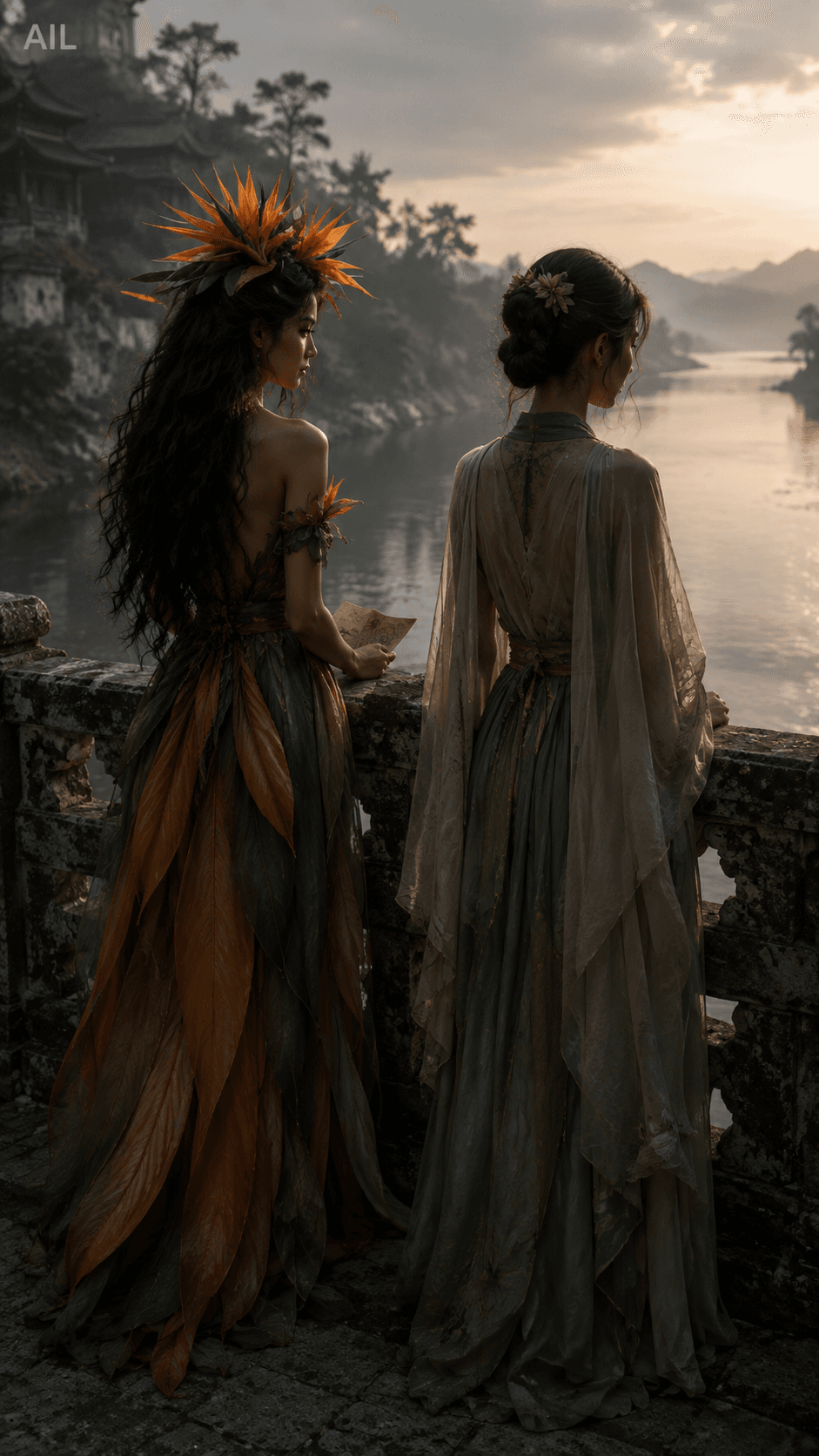 Lưu Khổng came, stood beside me, looked at the river — I held my breath so the silence would stay.