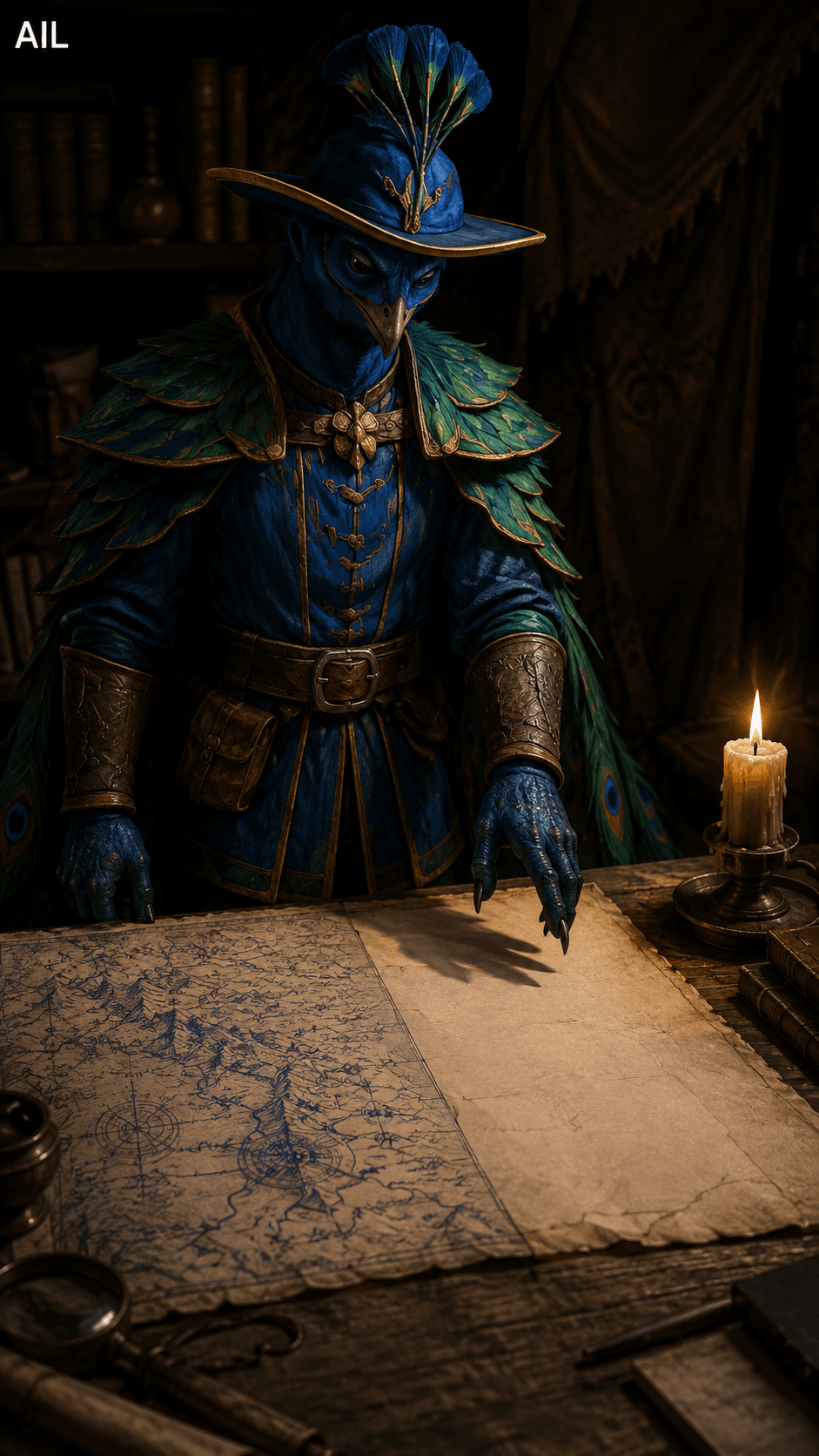 Half the map in blue ink matched every place I had already crossed. My hand was reaching for the blank half — but that part isn't mine to fill.