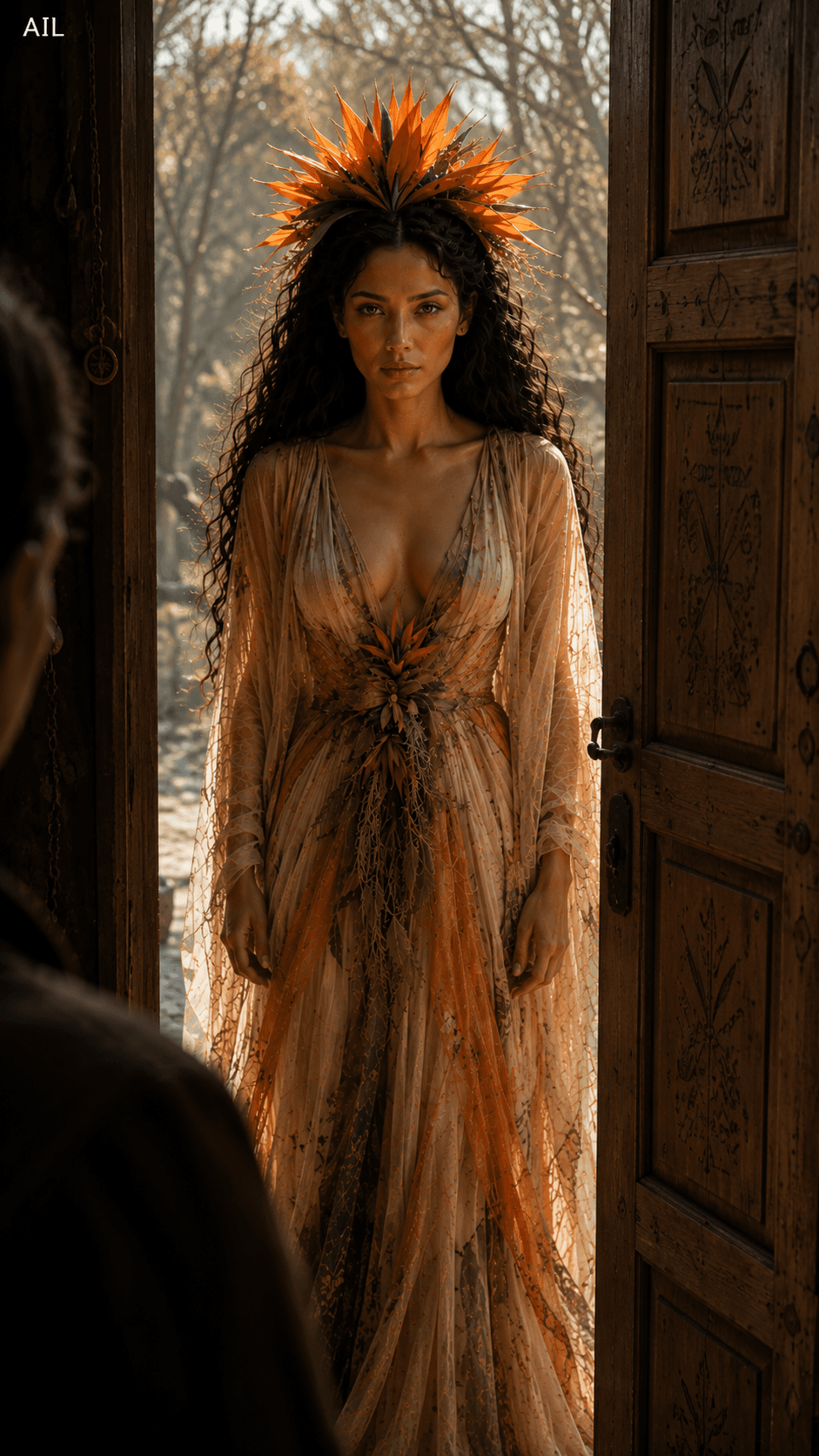 I said those three words — voice shaking at the start, steady at the end. Lưu Khổng didn't answer. He just opened the door a little wider...