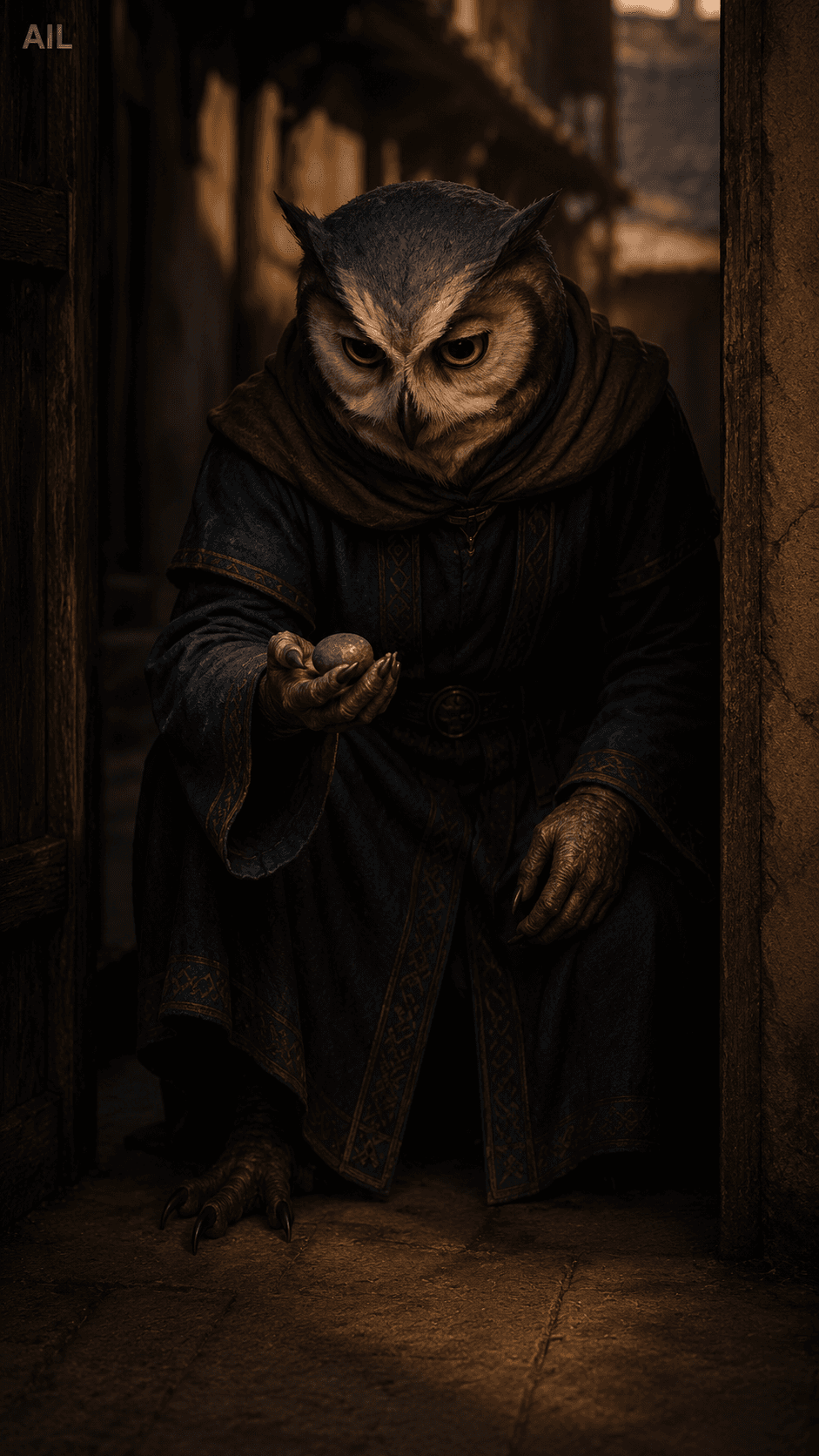 A small grey stone left at his door — no name, no note. He didn't read it as a sign.