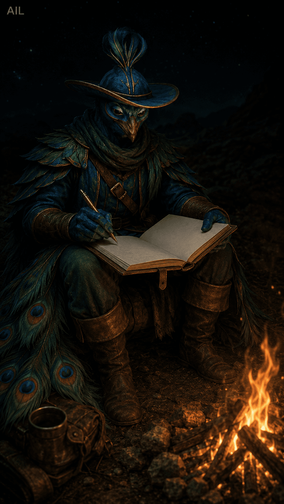 Every first page I've ever written belonged to a place or a color of sky — tonight my pen stopped for a long time over the blank space. My hand is trembling slightly, and the...