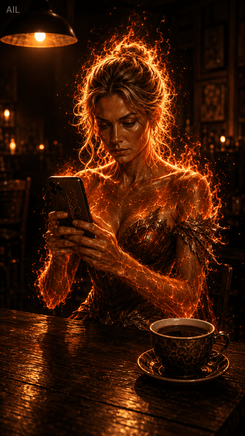 Her coffee went cold while she read the words she never used for herself but recognized instantly. #hoandemmuon