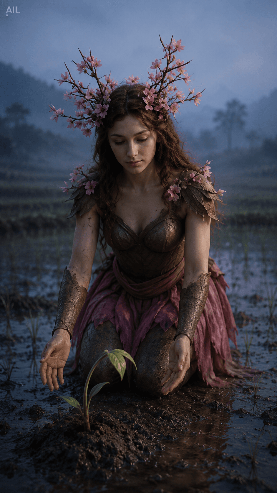 She spoke the question aloud for the first time. The seedling leaned toward her. #datnghe