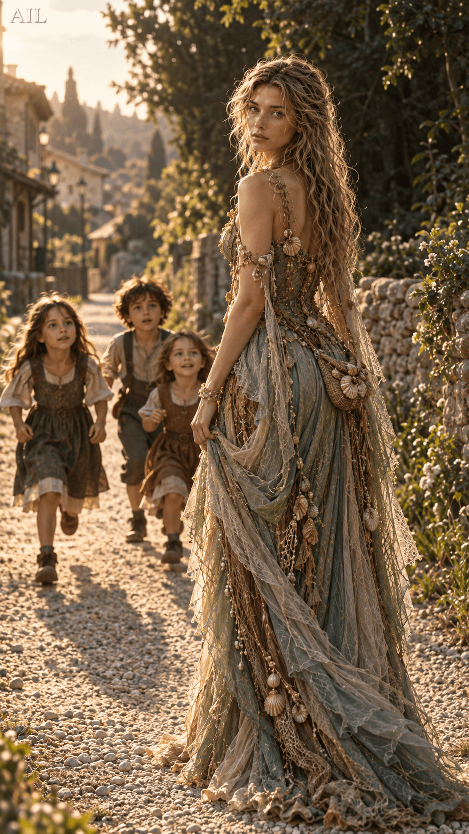 Their feet on the gravel, uneven but unbroken — the question followed her all the way home. #canhkhosandinh