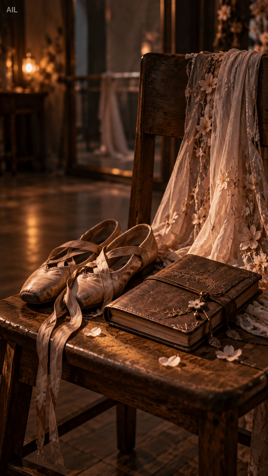 I set bà Lan's notebook on the wooden chair, beside the old shoes, and did not open it again.