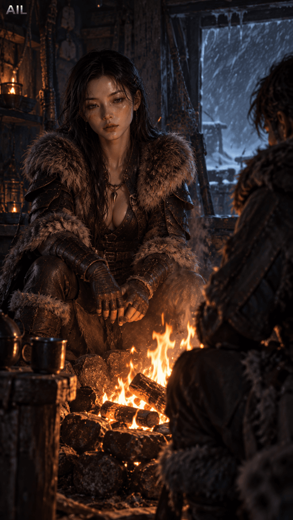I almost asked. Then the fire flared — and I remembered that the right question is also the right moment to shoot. #glacialrim