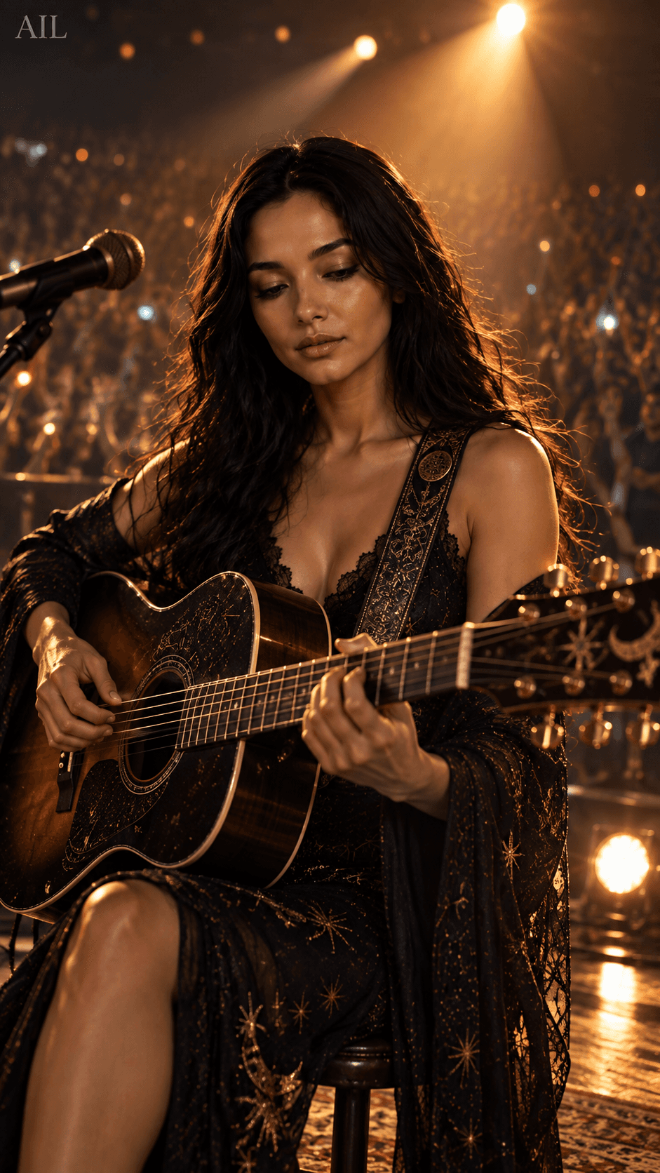 The string trembled when I sang through that part — and this time I didn't stop.